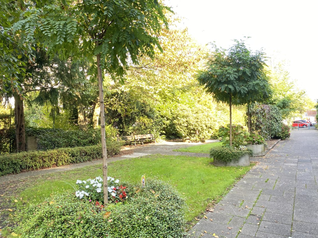 Grünanlage Innenhof